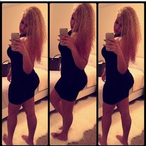 Black fashion Nova Dress.